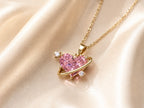 Celestial Pink Orbit Necklace