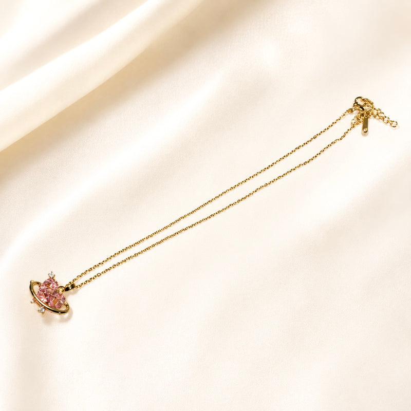Celestial Pink Orbit Necklace