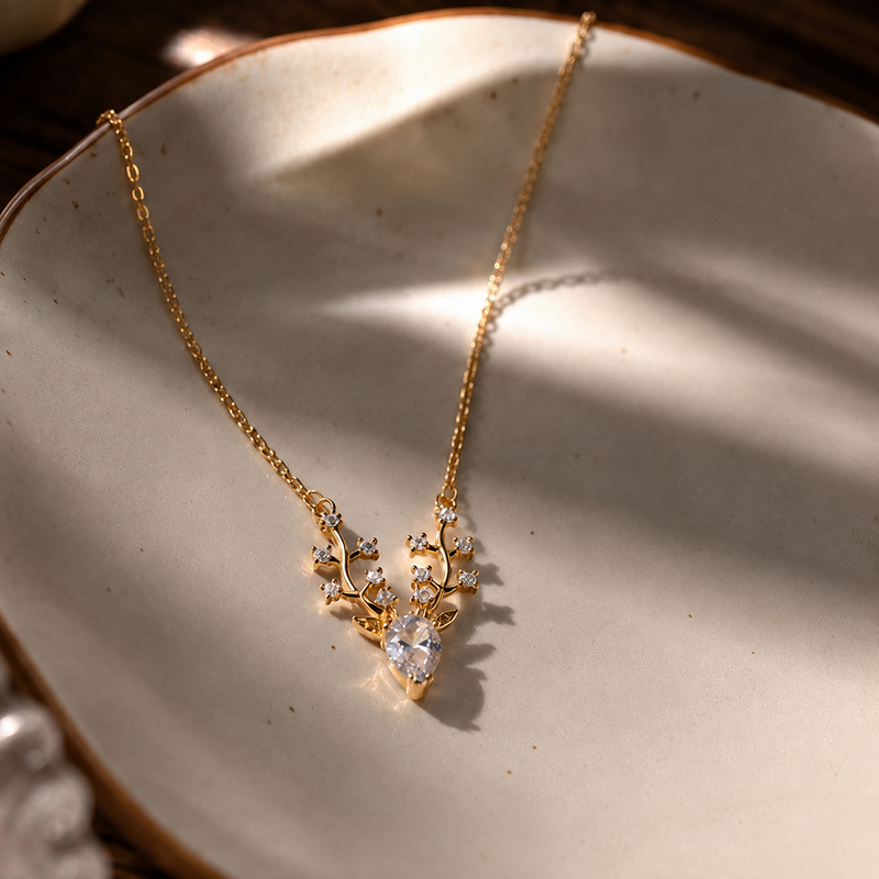 Celestial Bloom Crystal Necklace