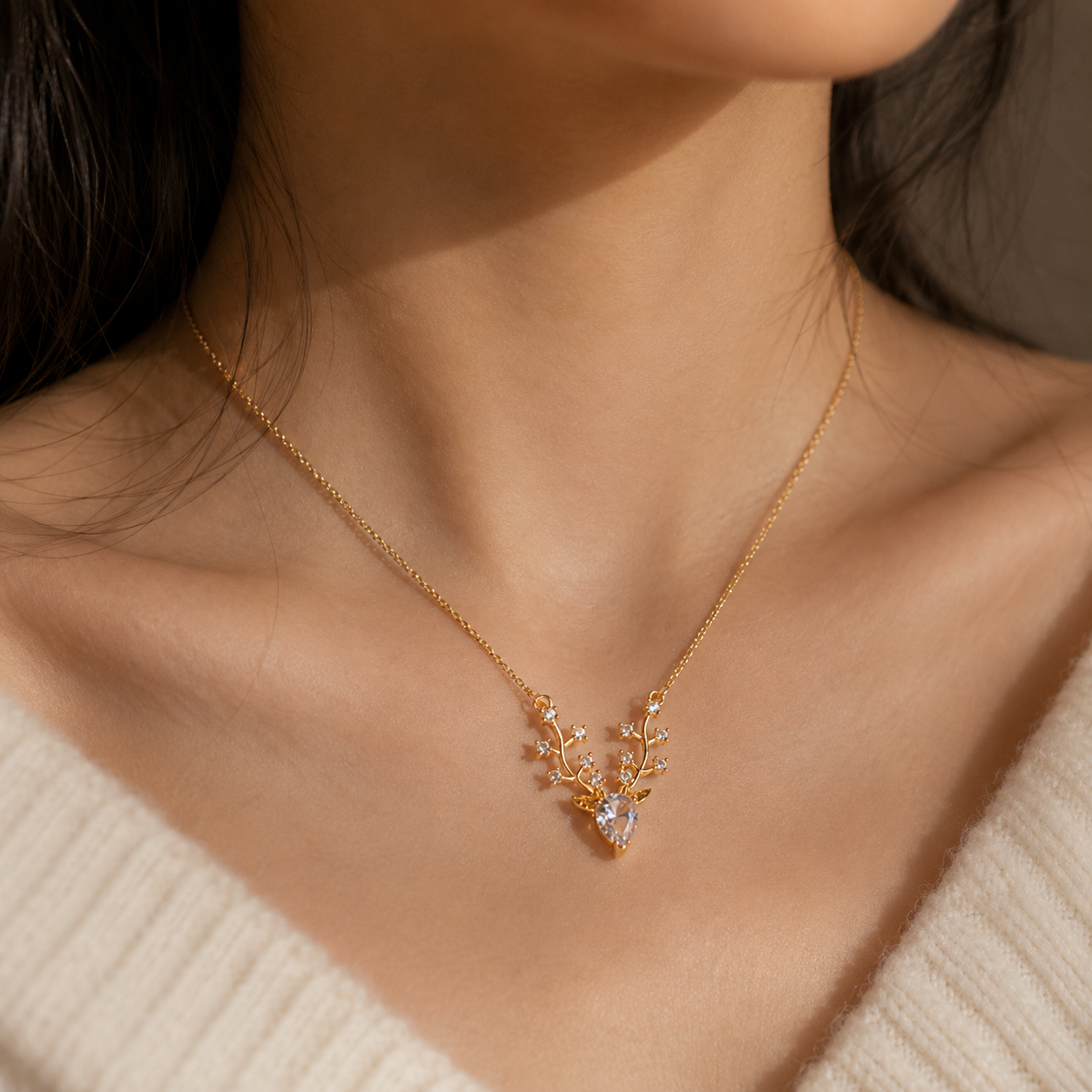 Celestial Bloom Crystal Necklace